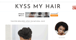 Desktop Screenshot of kyssmyhair.com